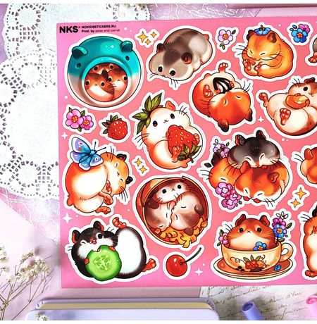 Стикеры Хомяки NKS изображение 2