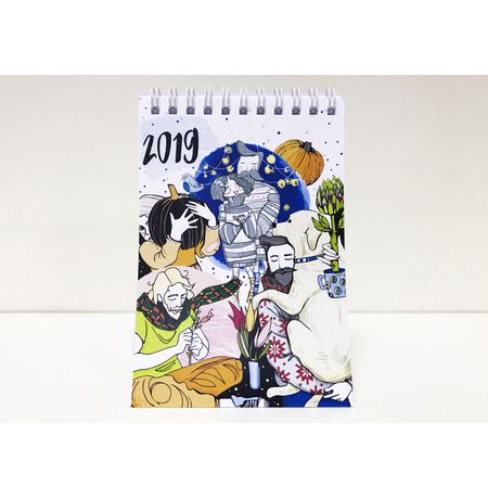 Календарь настольный с заметками 2019