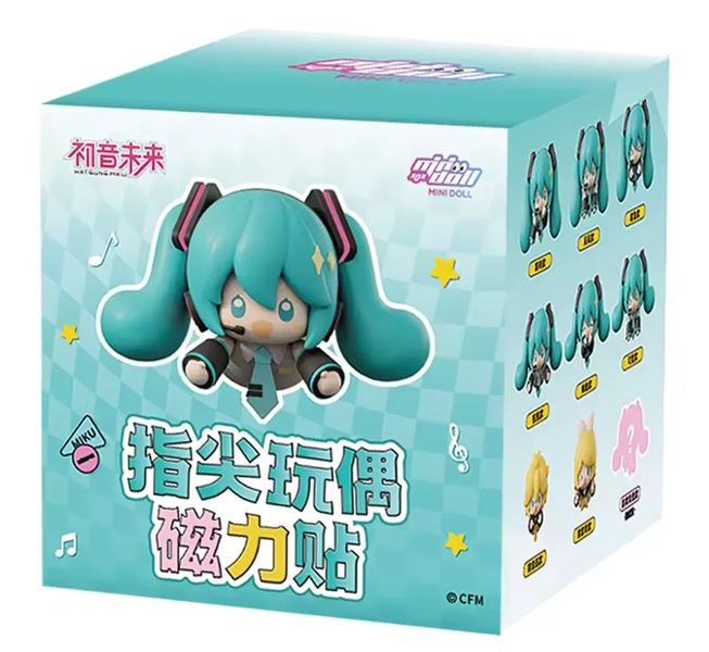 Случайная фигурка-магнит Хатсуне Мику (MINIDOLL Hatsune Miku Fingertip Magnetic) Лицензия 5 см изображение 2