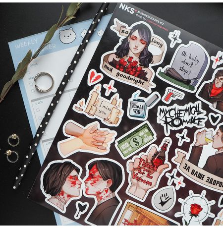 Стикеры My Chemical Romance NKS изображение 3