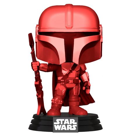 Фигурка Funko POP! Звездные Войны - Мандалорец, хром (Star Wars - The Mandalorian Red Chrome) Exclusive