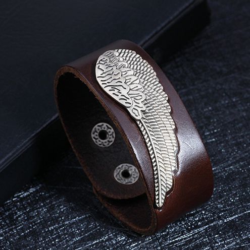 Браслет Крыло, коричневый изображение 2