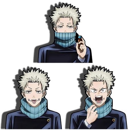 3D стикер Магическая битва - Инумаки Тогэ 2 (Jujutsu Kaisen)