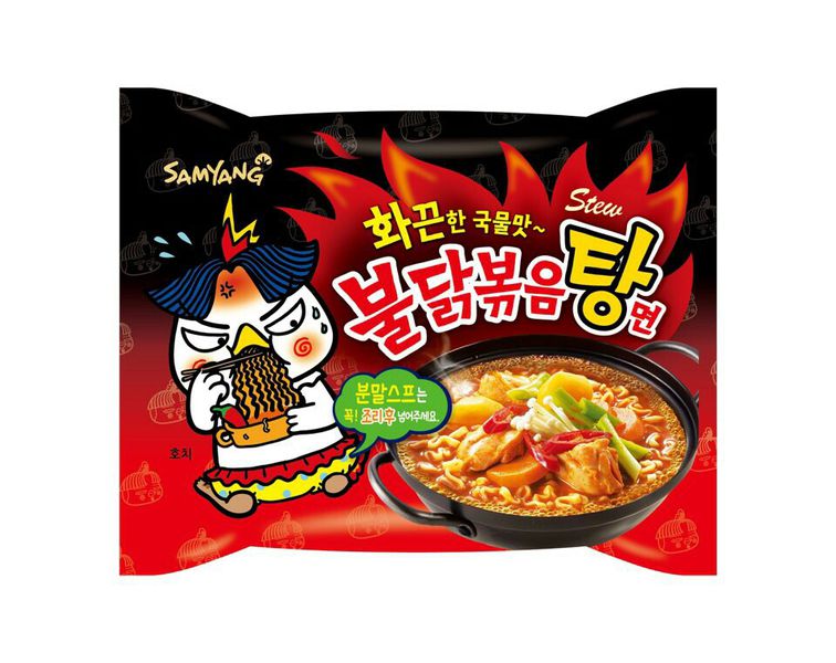 Лапша Samyang острая со вкусом тушеной курицы