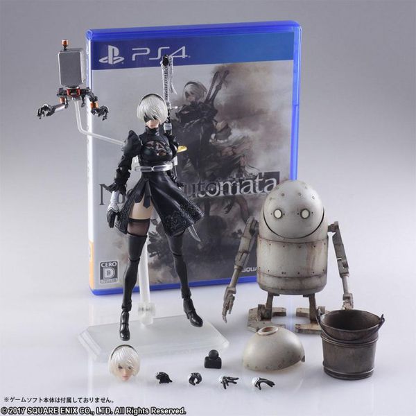 Фигурка NieR Automata 2B & Machine Lifeform Type B Square Enix 15 см