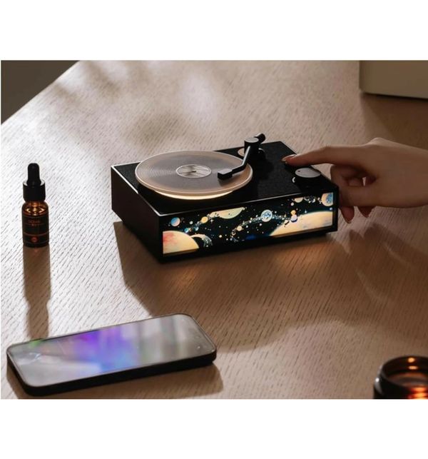 Колонка-ночник Винил беспроводная с аромадиффузором изображение 3