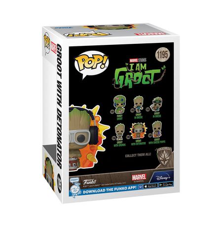 Фигурка Funko POP! Я есть Грут - Грут с детонатором (I Am Groot - with Detonator) изображение 3