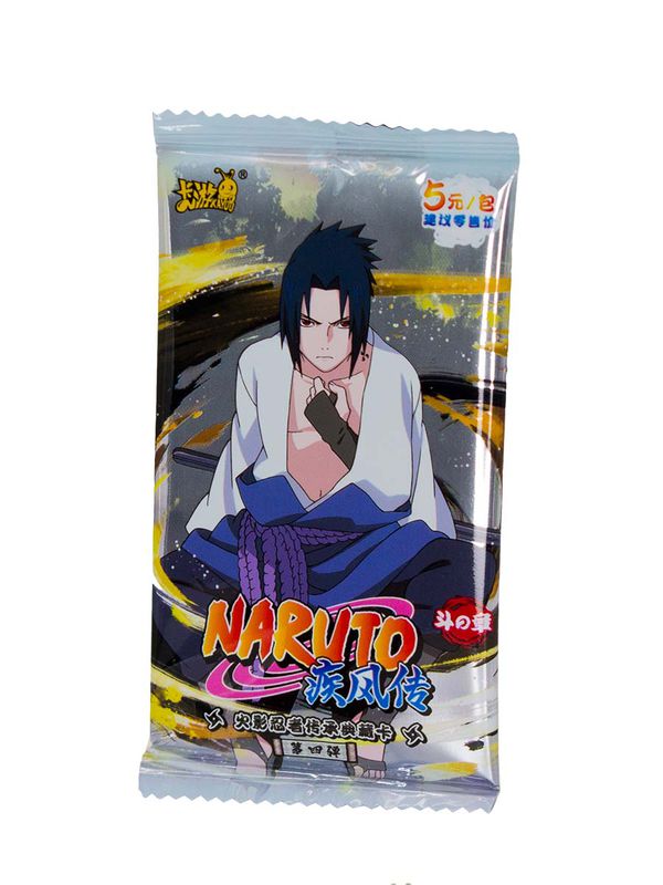Коллекционные карточки Наруто Серия 4 - Тир 3 - 5 штук в бустере (Naruto)