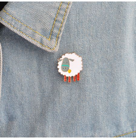 Брошь Овечка изображение 2
