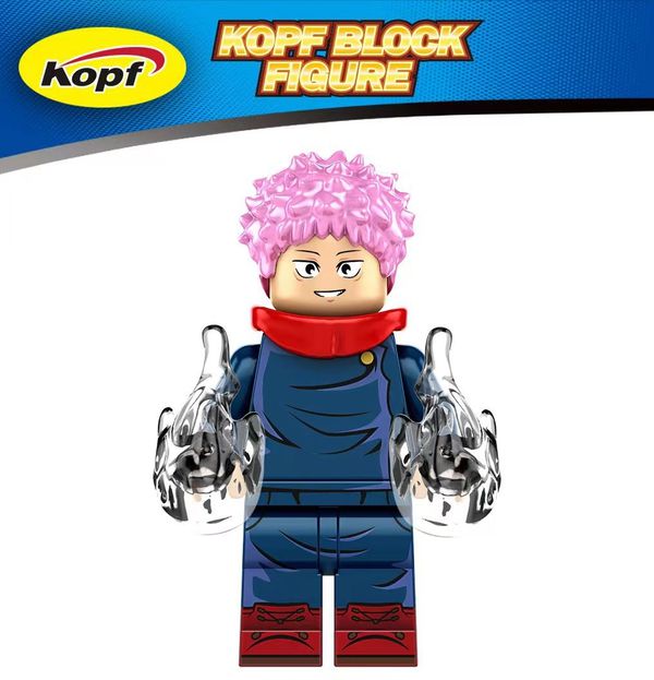 Мини-фигурка Магическая битва - Итадори Юдзи (Kopf Blocks - Jujutsu Kaisen)