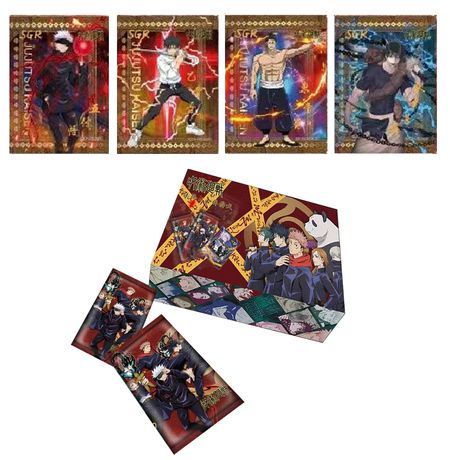 Коллекционные карточки Магическая битва Premium 3 штуки в бустере (Jujutsu Kaisen)