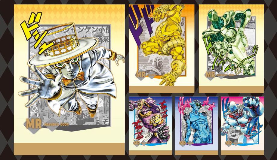 Коллекционные карточки JoJo’s Bizarre Adventure Premium Royal Box 36 штук в боксе (Джо Джо) изображение 8