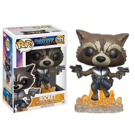 Фигурка-башкотряс Funko POP! Стражи Галактики - Ракета (Rocket - Guardians 2)