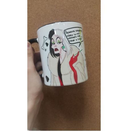 Кружка 101 далматинец - Круэлла Де Виль (101 Dalmatians - Cruella De Vil)УЦЕНКА изображение 2