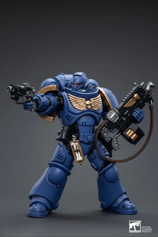 Фигурка Warhammer 40000 - Ультрамарин Заступник (Ultramarines Intercessors JOYTOY) 1:18 изображение 3