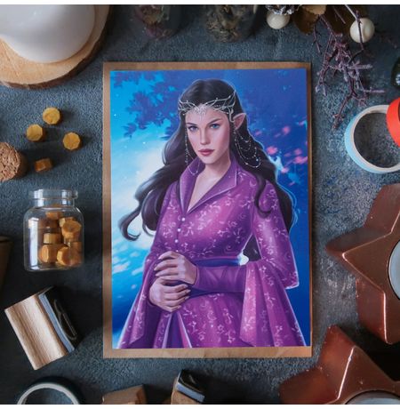 Открытка Властелин Колец - Арвен 15х10,5 см