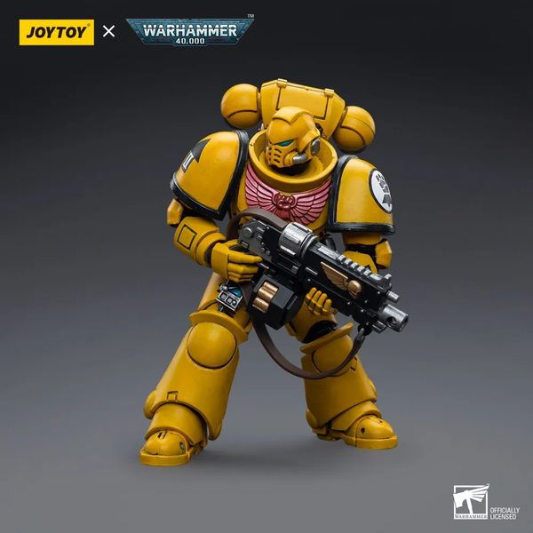 Фигурка Warhammer 40000 - Имперский Кулак Заступник (Imperial Fists Intercessors JOYTOY) 1:18 изображение 2