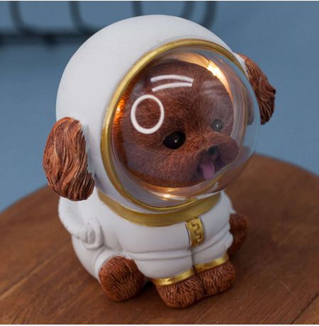 Светильник Собака-Космонавт (Пудель) 10 см изображение 2