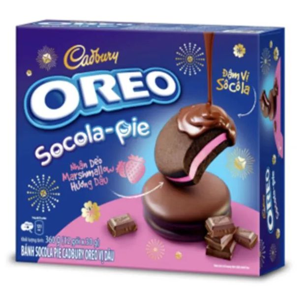 Печенье Oreo Choco Pie Клубника 360 гр