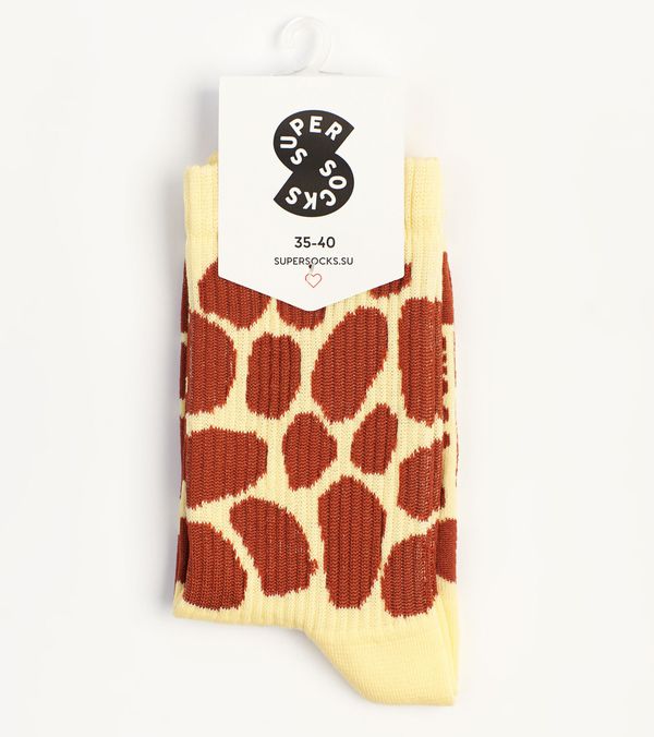 Носки SUPER SOCKS Жираф (размер 35-40) изображение 2