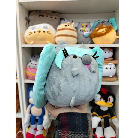 Мягкая игрушка Кот Пушин Хатсуне Мику (Pusheen Cat) 16 см изображение 2