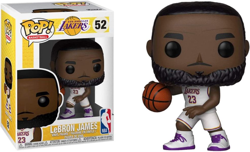 Фигурка Funko POP! Леброн Джеймс Лейкерс (NBA Lakers LeBron James White Uniform)