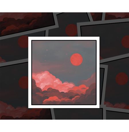 Стикер Небо и солнце STICKERS.ONE