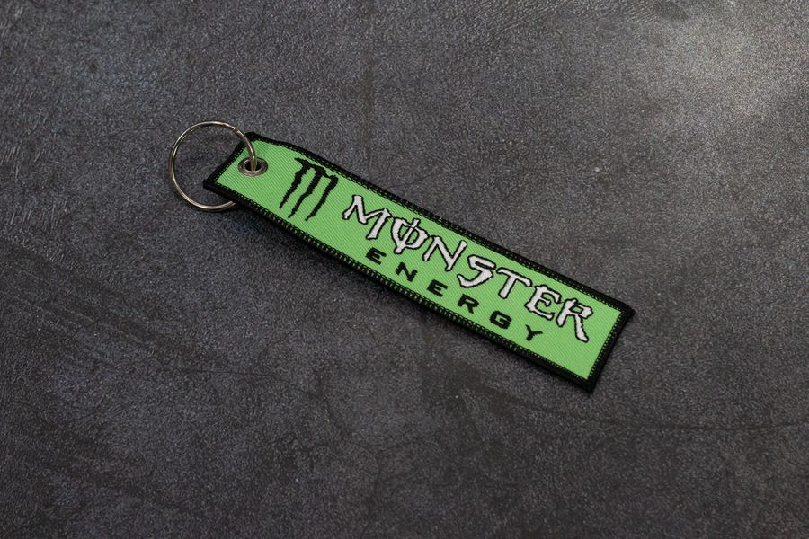 Брелок-ремувка Monster Energy тканевый, 13х3 см