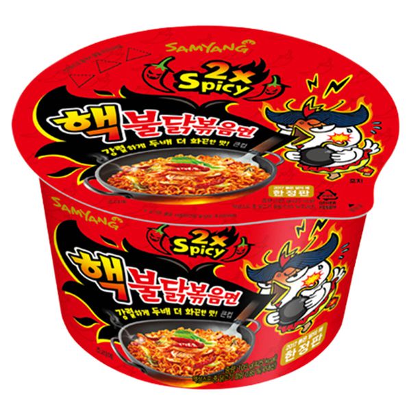 Лапша Samyang супер острая x2 Spicy со вкусом курицы, 105 г