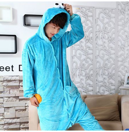 Пижама кигуруми Коржик (Cookie Monster) изображение 2