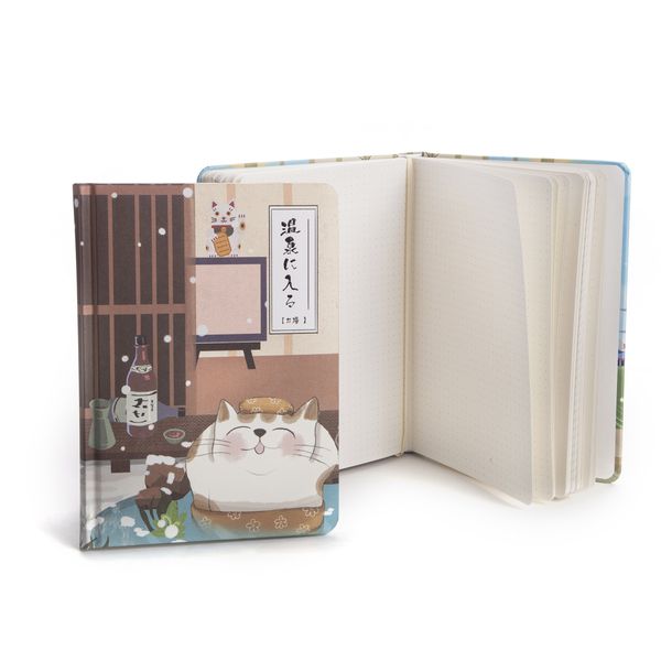 Блокнот Японский кот балдеет