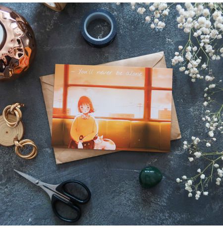 Открытка Never Be Alone