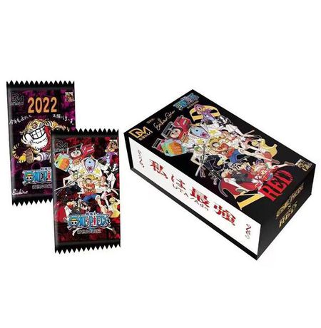 Коллекционные карточки One Piece Film: Red Категория Premium 5 штук в бустере (Большой Куш)