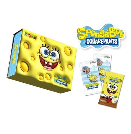 Коллекционные карточки SpongeBob SquarePants Premium 2 штуки в бустере (Губка Боб)