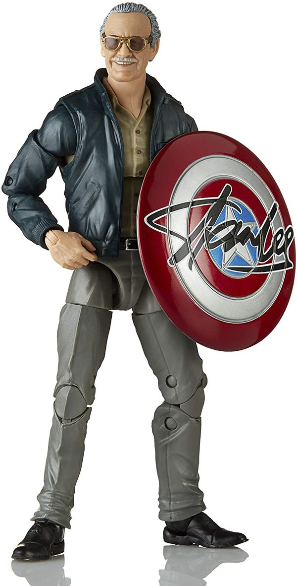 Фигурка Стэн Ли со щитом Marvel Legends (Stan Lee with Shield) 16 см изображение 2