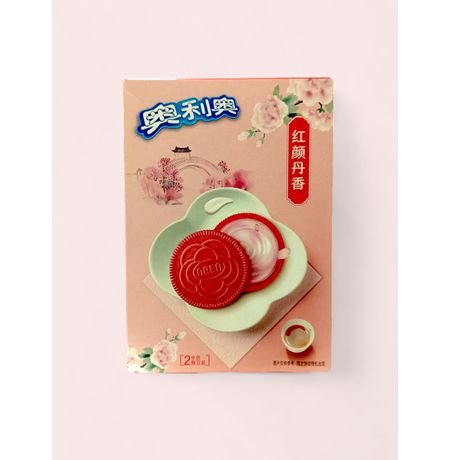 Печенье Oreo SDW Creamy Peony со вкусом пионового крема, 97 гр