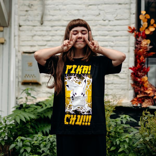 Футболка Пикачу - Покемон (Pika! Chu! - Pokemon) изображение 2