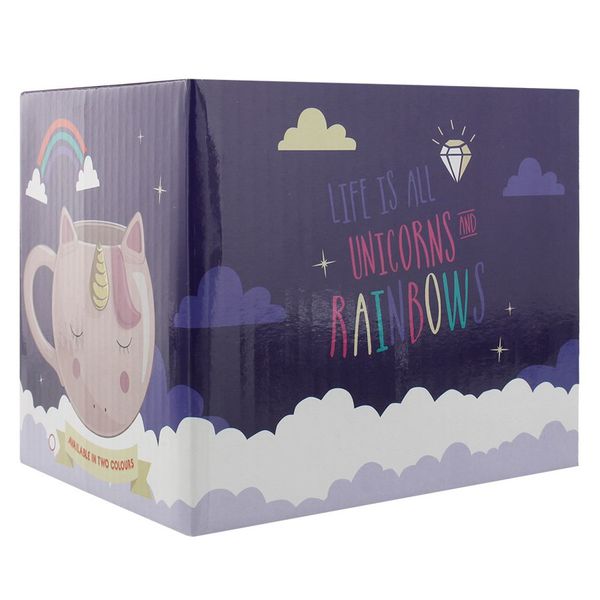 Кружка Единорог спит 3D изображение 3