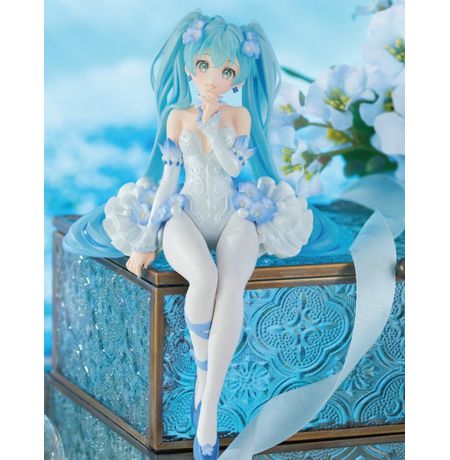 Фигурка Хацунэ Мику (Hatsune Miku - Flower Fairy Nemophila Noodle Stopper) 15 см УЦЕНКА