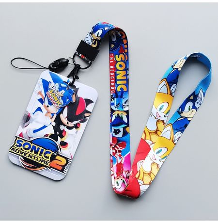 Картхолдер Соник и Шэдоу (Sonic the Hedgehog), пластик 11х6,8 см, 48 см