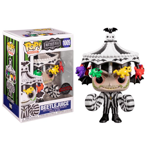 Виниловая фигурка Funko POP! Битлджус Карусель Эксклюзив (Beetlejuice Special Edition)