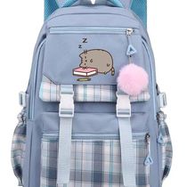 Рюкзак Кот Пушин (Pusheen Cat) голубой 45х30х13 см