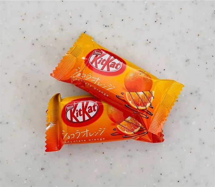 Шоколадные конфеты KitKat с апельсином Микан и горьким шоколадом