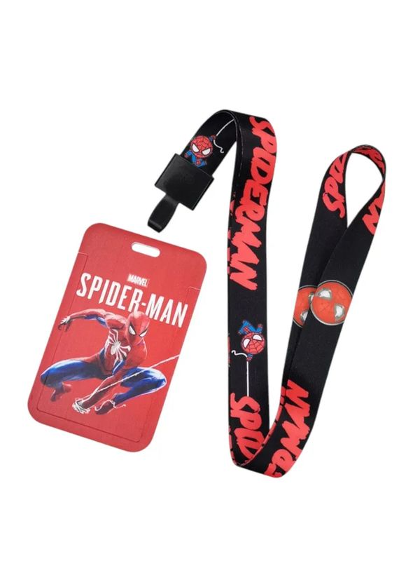 Картхолдер Человек Паук Spider Man, пластик 11х6,8 см, 48 см