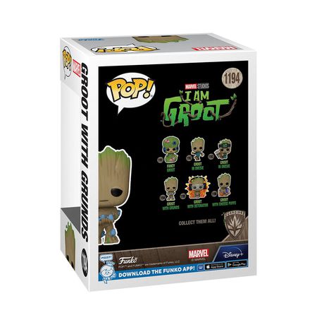 Фигурка Funko POP! Я есть Грут - Грут с Грундсами (I Am Groot - with Grunds) изображение 3