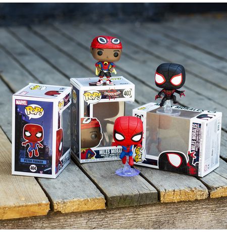 Фигурка Funko POP! Человек-Паук - Майлз Моралес без маски (Spider-Man: Into the Spider-Verse) изображение 2