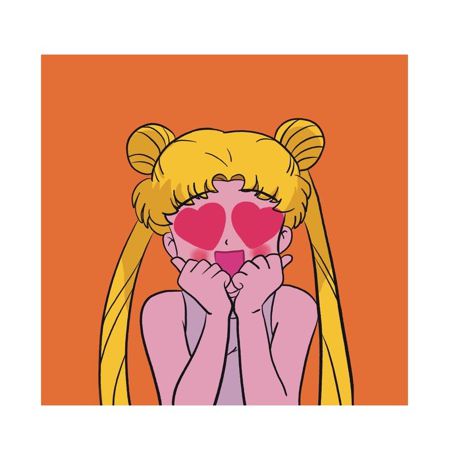 Открытка Sailor Moon Love 10х10 Workshop Phoenix