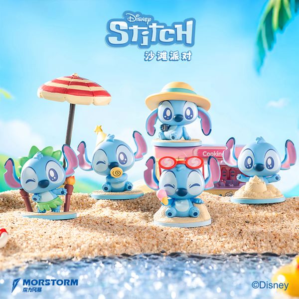 Случайная фигурка MORSTORM Stitch Beach Party (Лило и Стич) Лицензия 6-7 см изображение 3