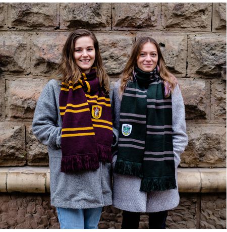 Шарф Гарри Поттер Слизерин (Harry Potter: Slytherin) с узкими полосками изображение 3