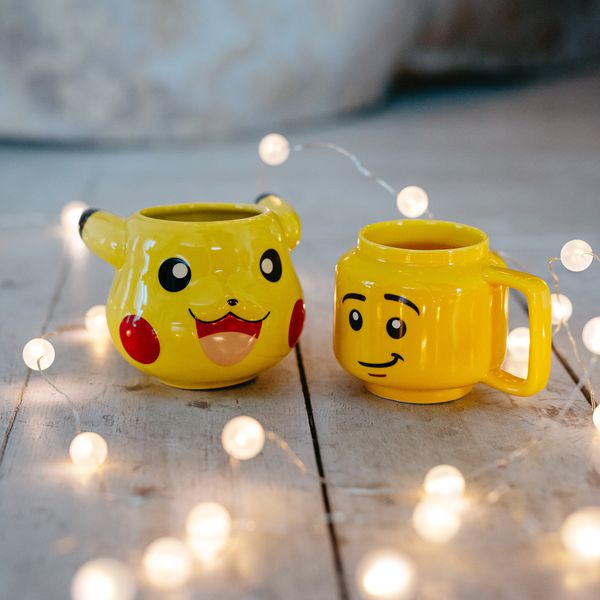 Кружка Лего голова 3D (LEGO) изображение 3